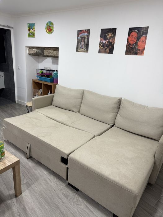 Vendo sofa chaise long c/ sofa cama