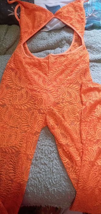 Гипюровый  комбез женский новый размер 14/42