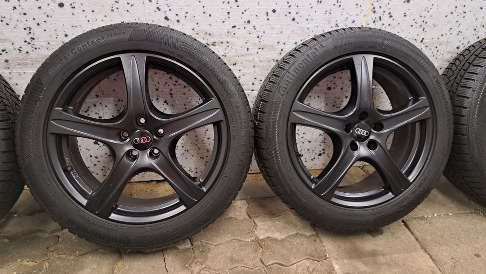 Alufelgi 19  Czarne Audi SQ5  5x112 Opony Zimowe  235/50/19  Continent
