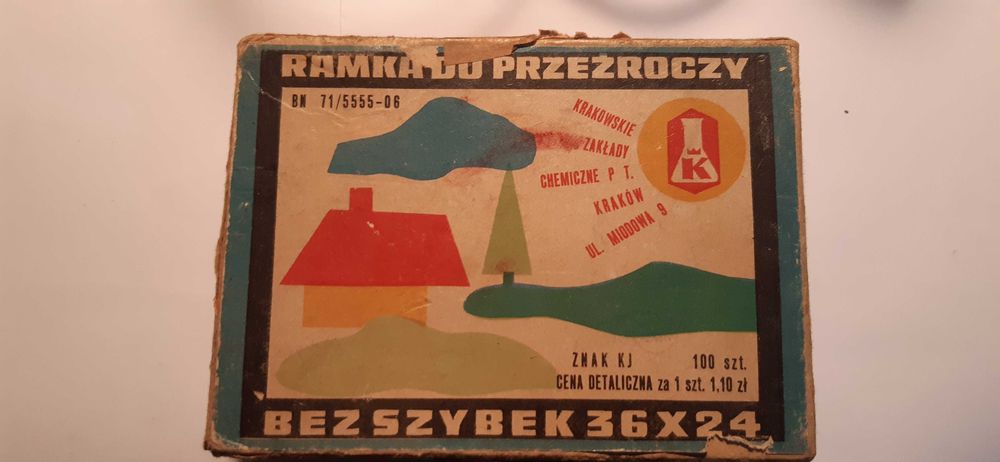przeźrocza zdjęcia prl duży zestaw 2 opakowania