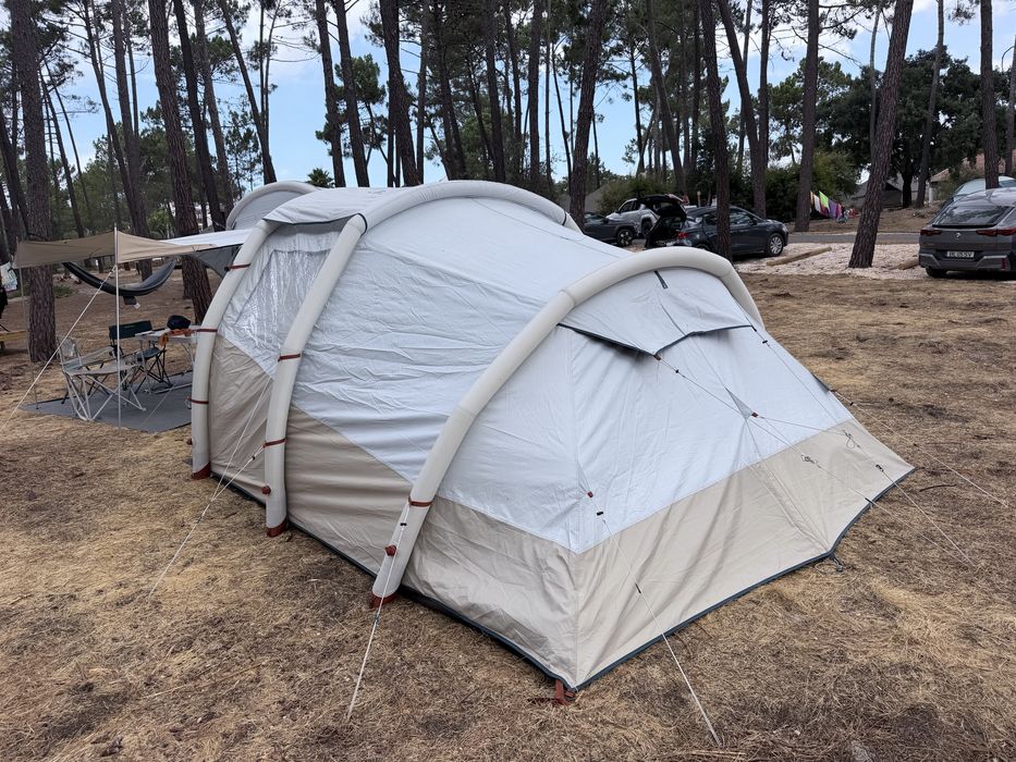 Tenda Insuflável Quechua Air Seconds 4.1 Fresh & Black – Usada Apenas 1 Vez