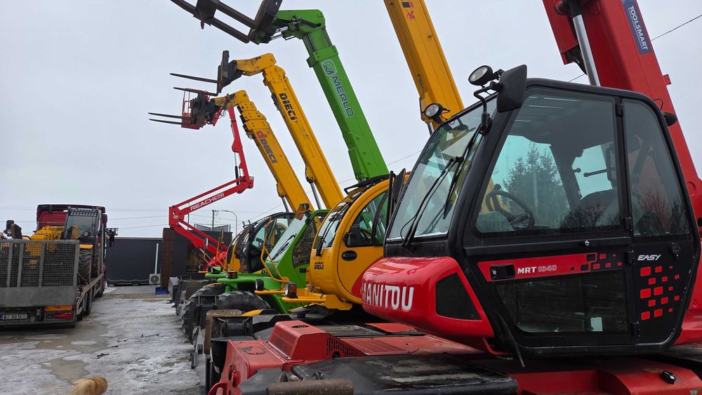 Ładowarka teleskopowa wynajem Manitou Merlo manitka operator ładowarki