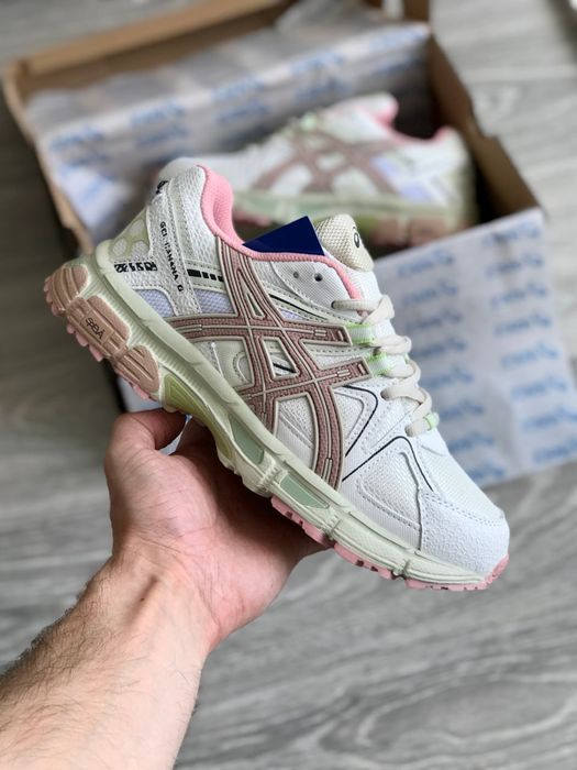 Кросівки Кроссовки Asics Gel-Kahana 8 white pink Белый Розовый Білий Рожевий Кросовки демісезон