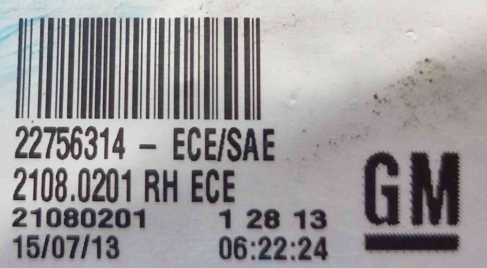 Farolim da Mala Direito 22756314 - OPEL INSIGNIA A