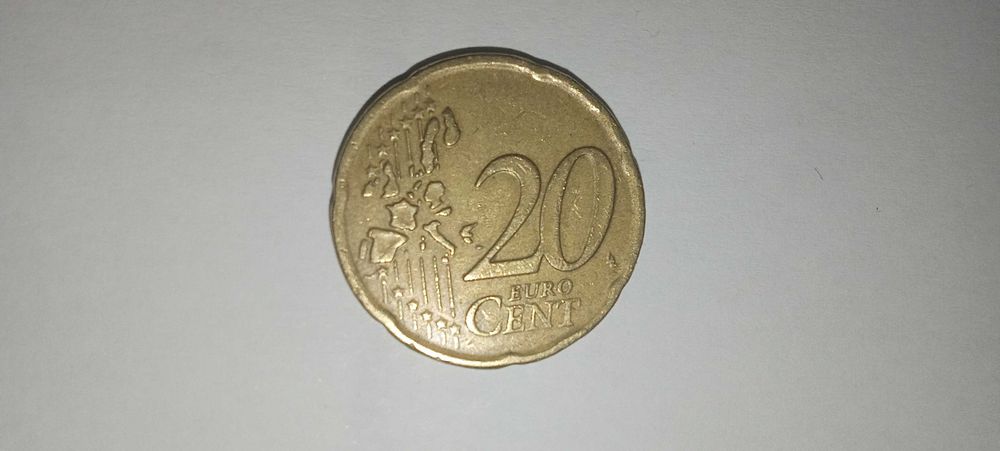 Moeda 20centimos Grécia 2002