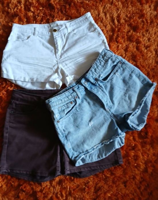 H&M Zestaw szortów jeansowych roz 36-38