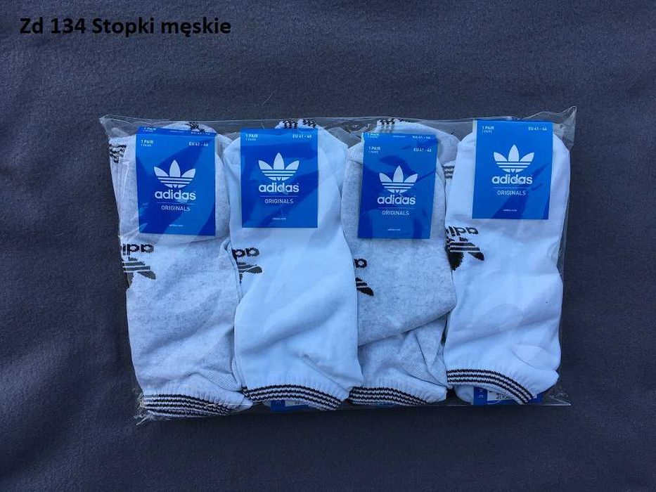 Skarpetki 12 par Nike Adidas 4F