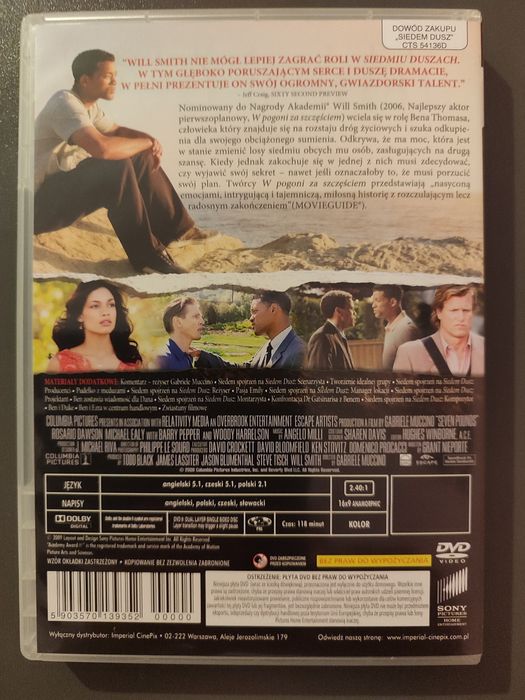Siedem dusz  DVD