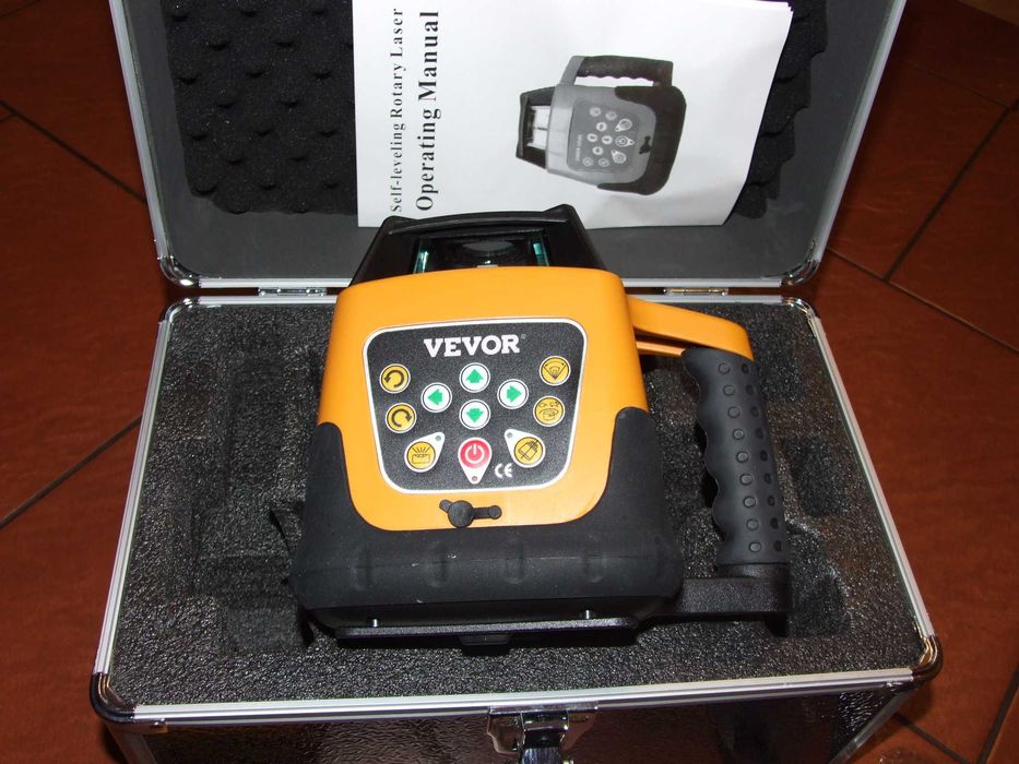Niwelator laserowy samopoziomujący obrotowy Vevor NOWY laser rotacyjny
