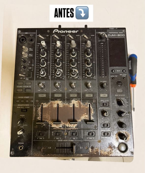 Painel pvc djm pioneer 800 e 900 para cima (novas ) + botoes