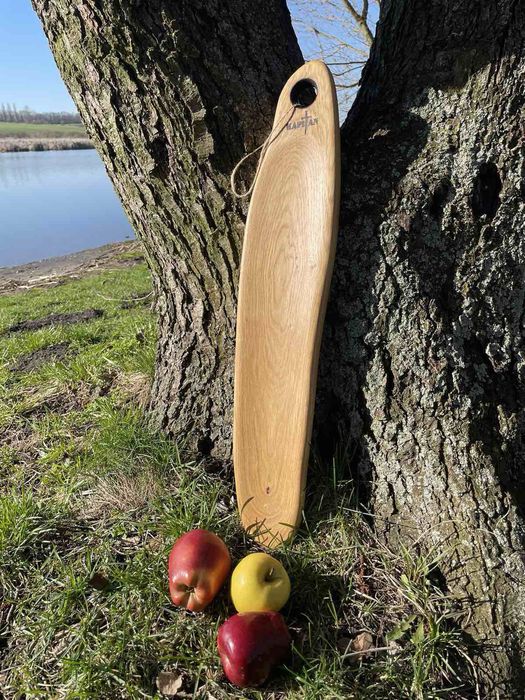 Дошка ручної роботи з масиву дуба