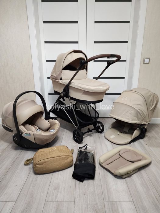 Cybex Melio Almond beige 2 в 1 Сайбекс Меліо бежева