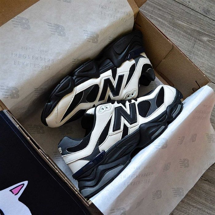 Мужские кроссовки New Balance 9060 'Off White\Black' Размеры 40-45