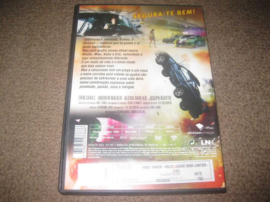 DVD "Fast Track: Velocidade Sem Limites"