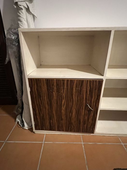 Móvel cubos branco para restauro valor fixo