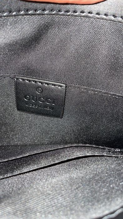 Bolsa da Gucci gg black small messenger bah