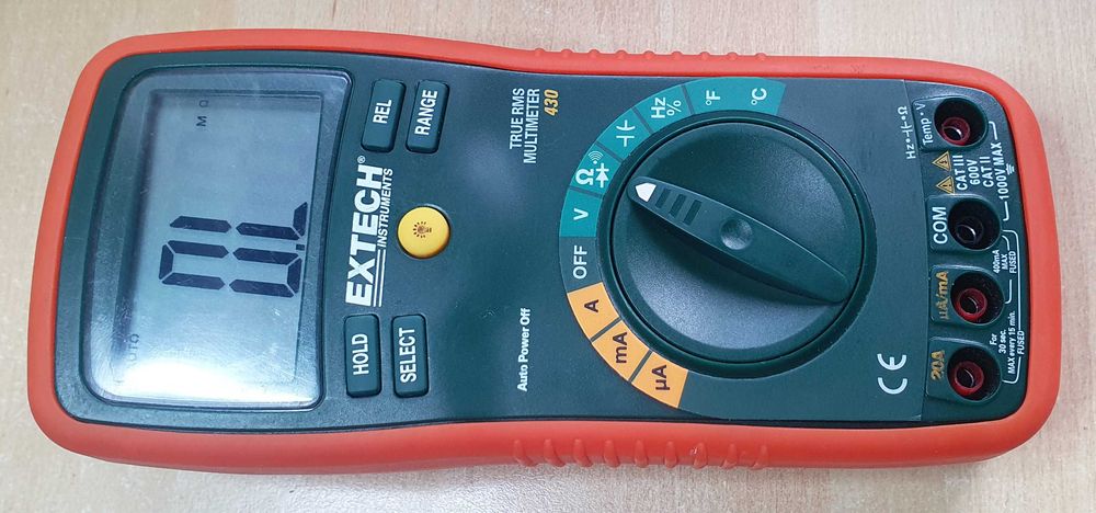 EXTECH EX430 - Multímetro profissional True RMS