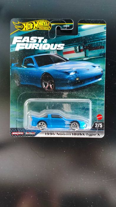 Hot Wheels Premium z serii Fast & Furious, 1996 Nissan 180SX Type X