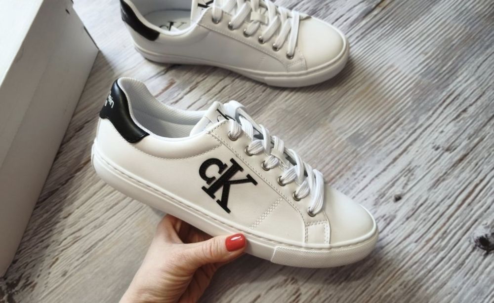 Кросівки Calvin Klein 36.5,37, 38, 38.5, 39 Оригінал! кеди жіночі білі