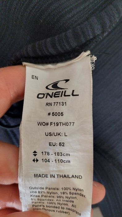 Fato O'Neill Hyperfreak  4/3mm S/ Zip