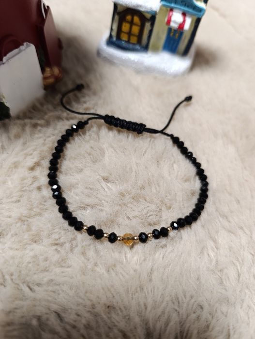 Bransoletka turmalin cytryn