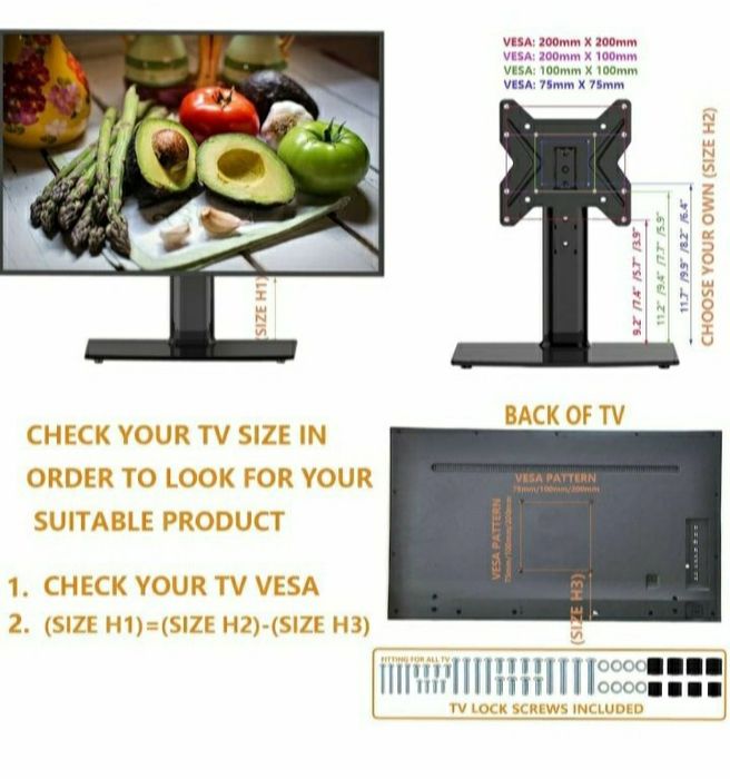 Uchwyt stojak do  telewizora monitora Hemudu 19 -42"