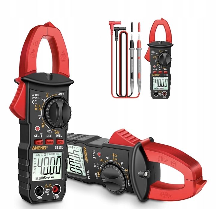 Aneng ST180 cyfrowy miernik cęgowy multimetr
