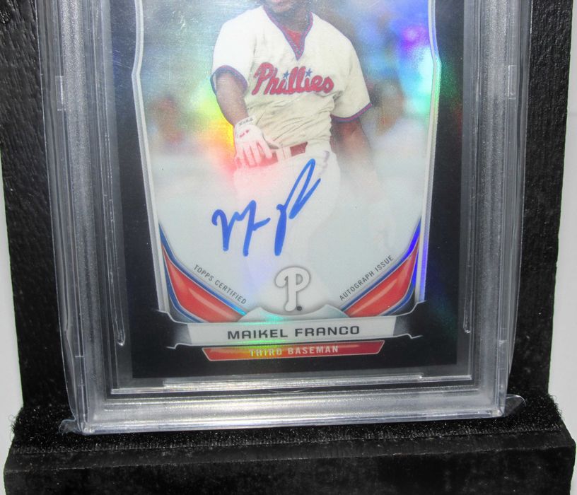 "Maikel Franco" Beckett Autograph 10 - Numbered Card 88/99