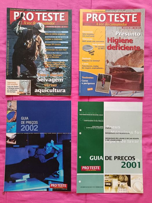 28 revistas PRO TESTE