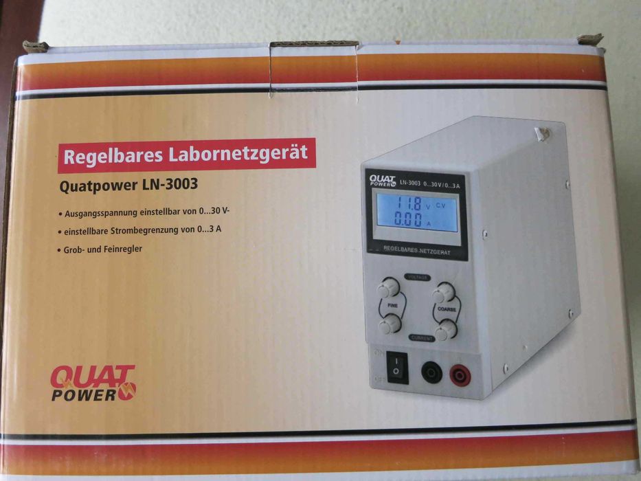 Zasilacz laboratoryjny Quatpower LN 3003 0-30V 3A nowy fabrycznie