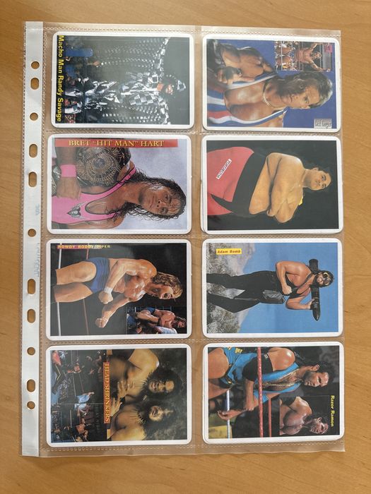 Lote calendarios de bolso. Wrestling. Figuras anos 90.