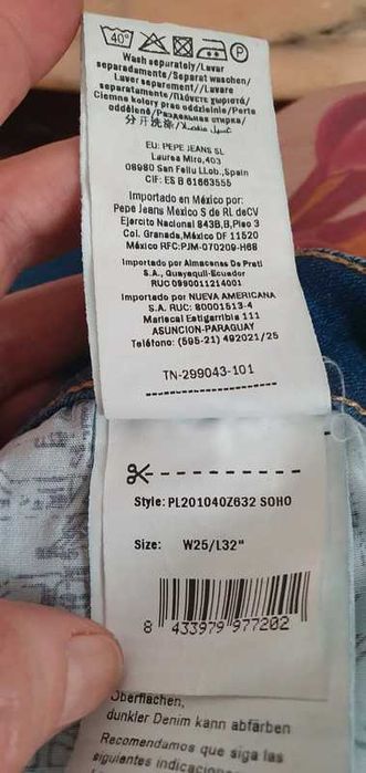 Calcas ganga pepe jeans