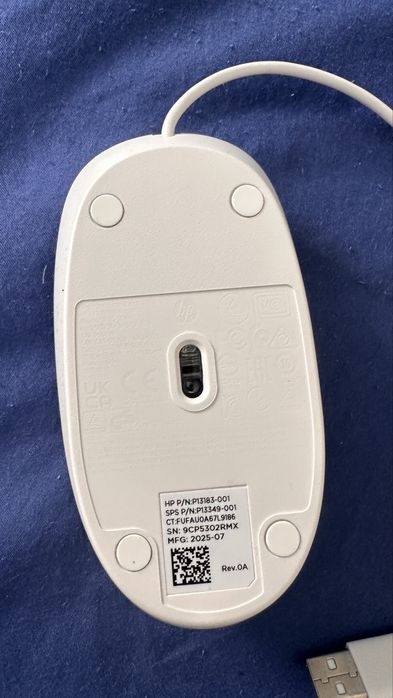Rato HP com fio novo