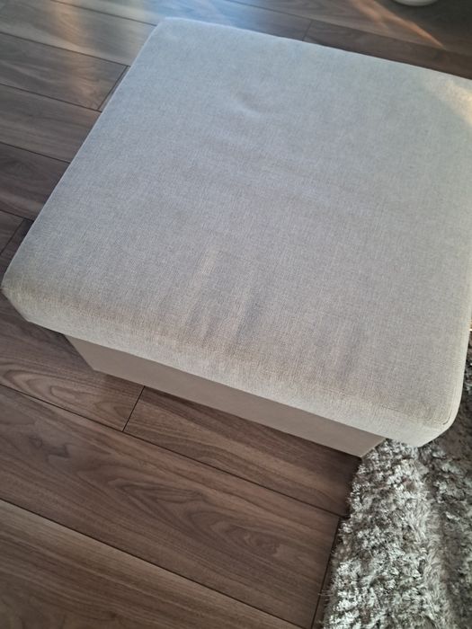 Narożnik szary + pufa