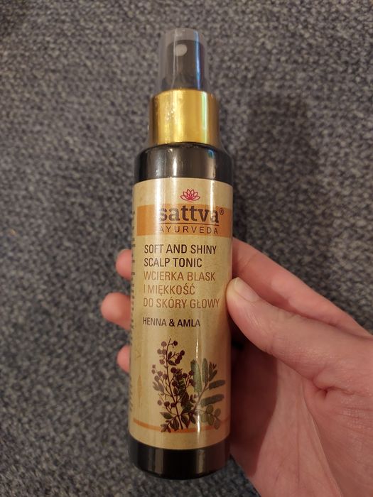 Wcierka do skóry głowy Henna i Amla, Sattva Ayurveda