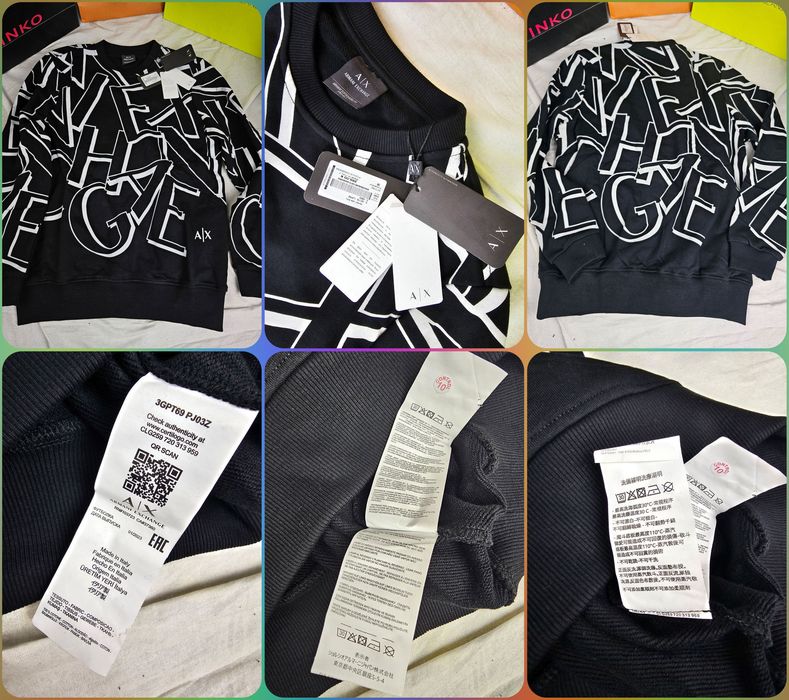Bluza męska Prada maly znaczek Boss Armani premium