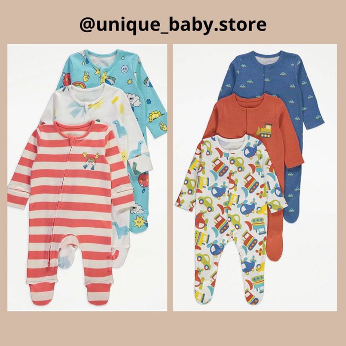 Чоловічки, пісочники, ромпери, бодіки 56-62-68-74-80 см | Next, George