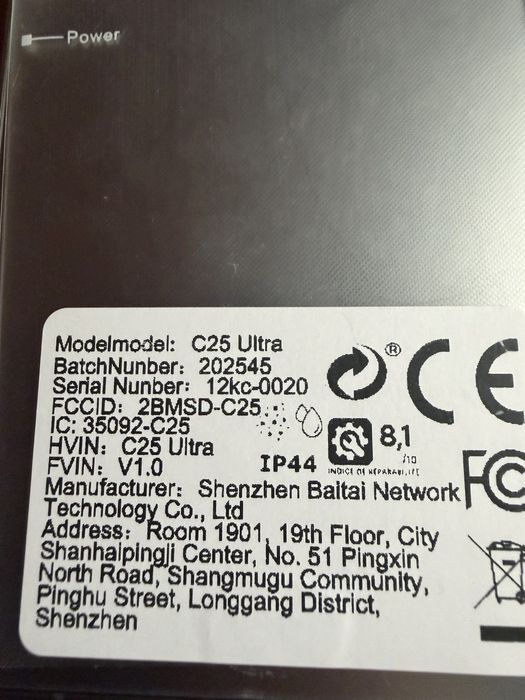 Samsung C 25 Ultra