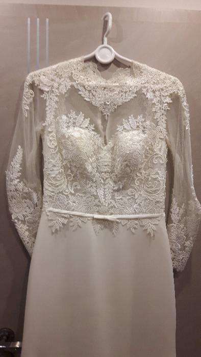 Suknia ślubna nowoczesna styl Berta Bridal