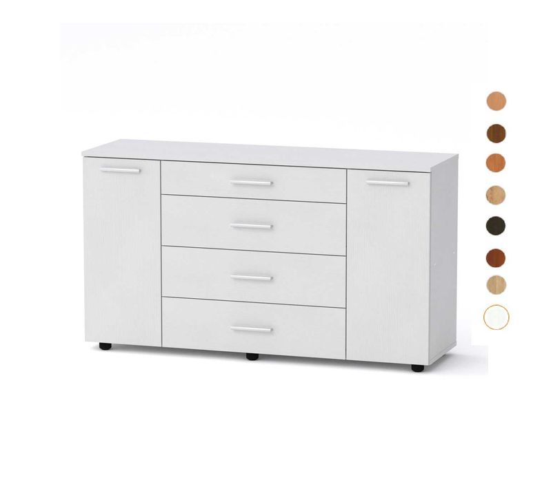 Новий Комод-1-3-2 білий венге дуб самоа горіх вільха