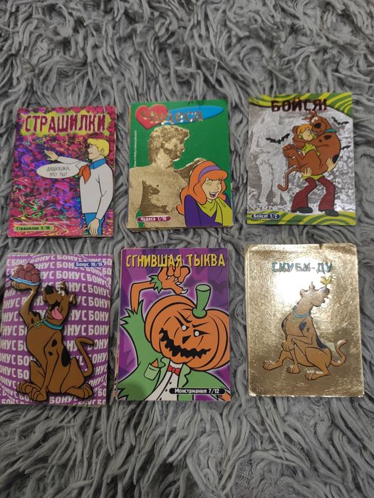 Редкие карточки Скуби-ду