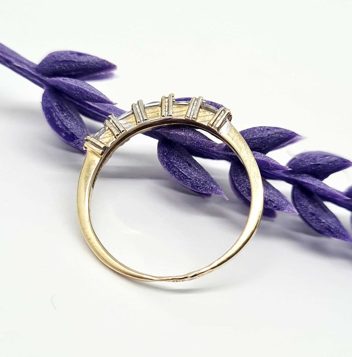 Piękny złoty pierścionek p.585