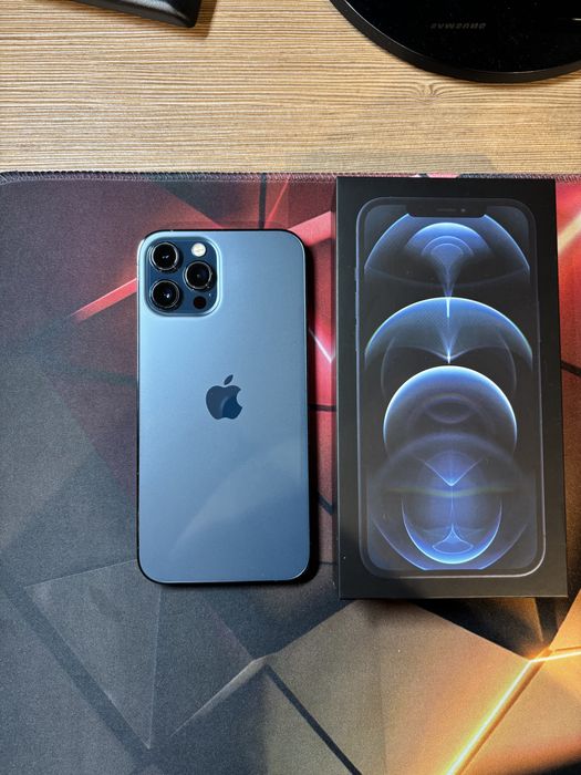 Iphone 12 Pro Max 256 gb Pacific Blue Bolszewo • OLX.pl