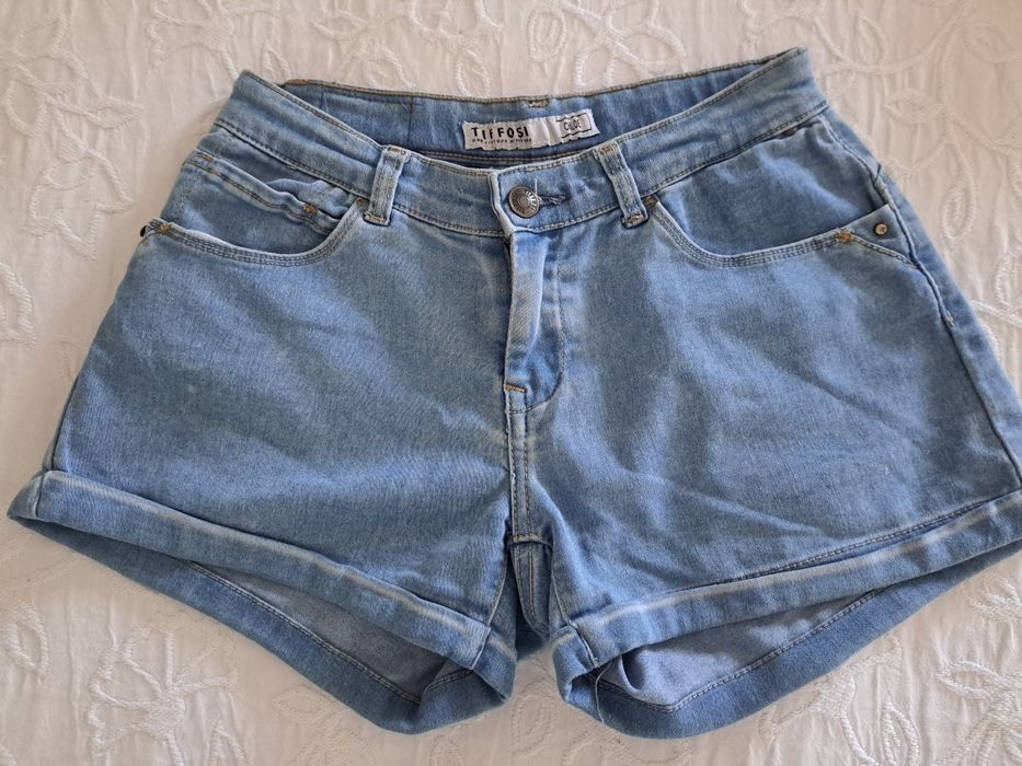 Calções de ganga tiffosi 11-12 de menina