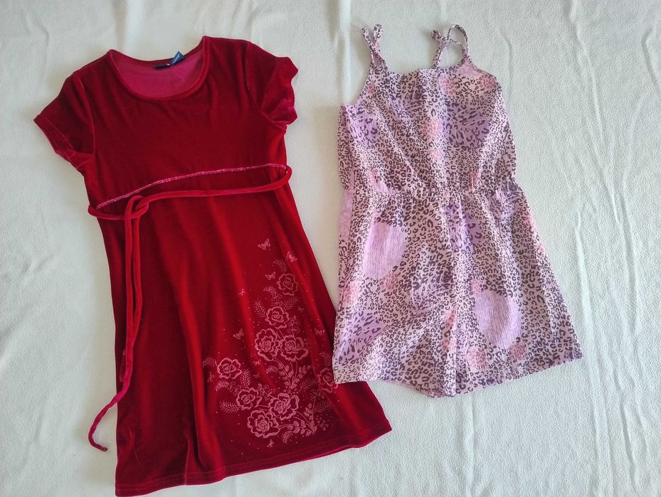 Zestaw 10 SZT COOL CLUB PRIMARK jeansy bluza sukienka kamizelka 140 cm