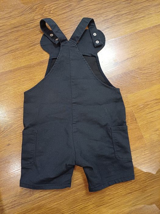 Krótkie ogrodniczki Myszka Miki H&M rozm. 80 cm - stan bardzo dobry