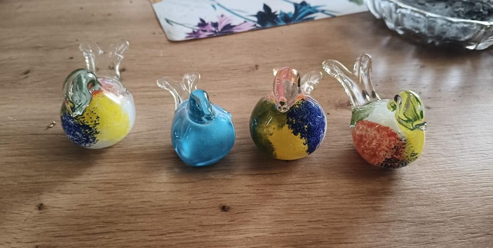 Figurki szklane w stylu MUrANO
