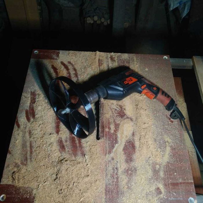 Вентилятор-насадка на дрель для продувки и розжига мангала