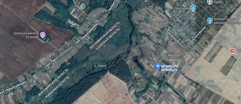 Продаж без комісії,15 соток під забудову!! с. Малий Карашин