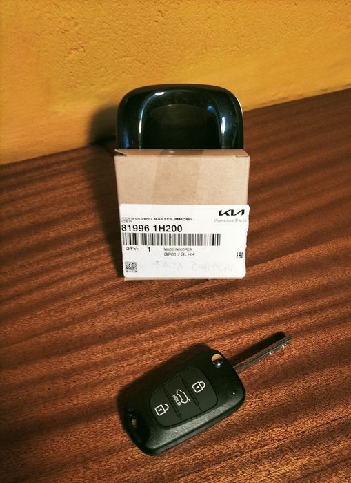 Chave Automóvel Nova (por codificar)